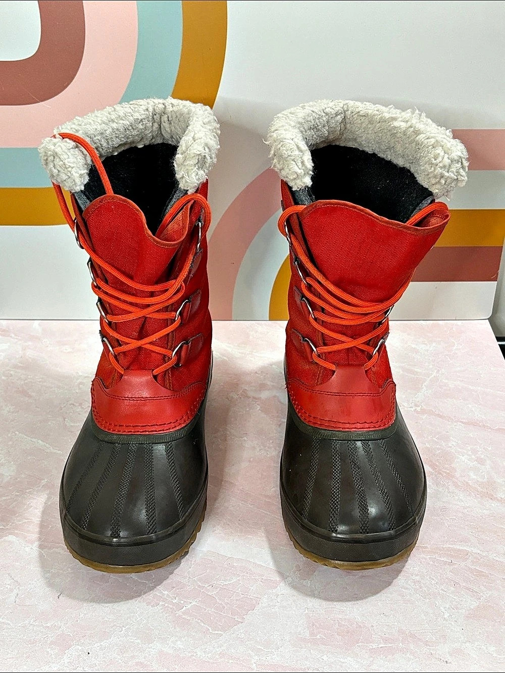 Sorel 1964 Premium T Winter Boots Red Black US 11